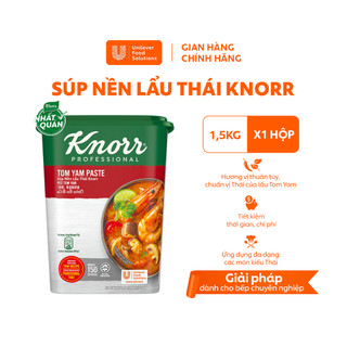 [Exclusive Livestream] Súp Nền Lẩu Thái - Tom Yam Paste Halal Knorr Professional 1.5kg - Chuyên Dùng Cho Nấu Ăn