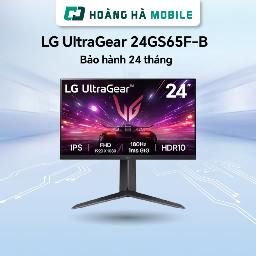 Màn hình LG UltraGear 24GS65F-B (23.8 inch/FHD/IPS/180Hz/1ms) - Chính hãng