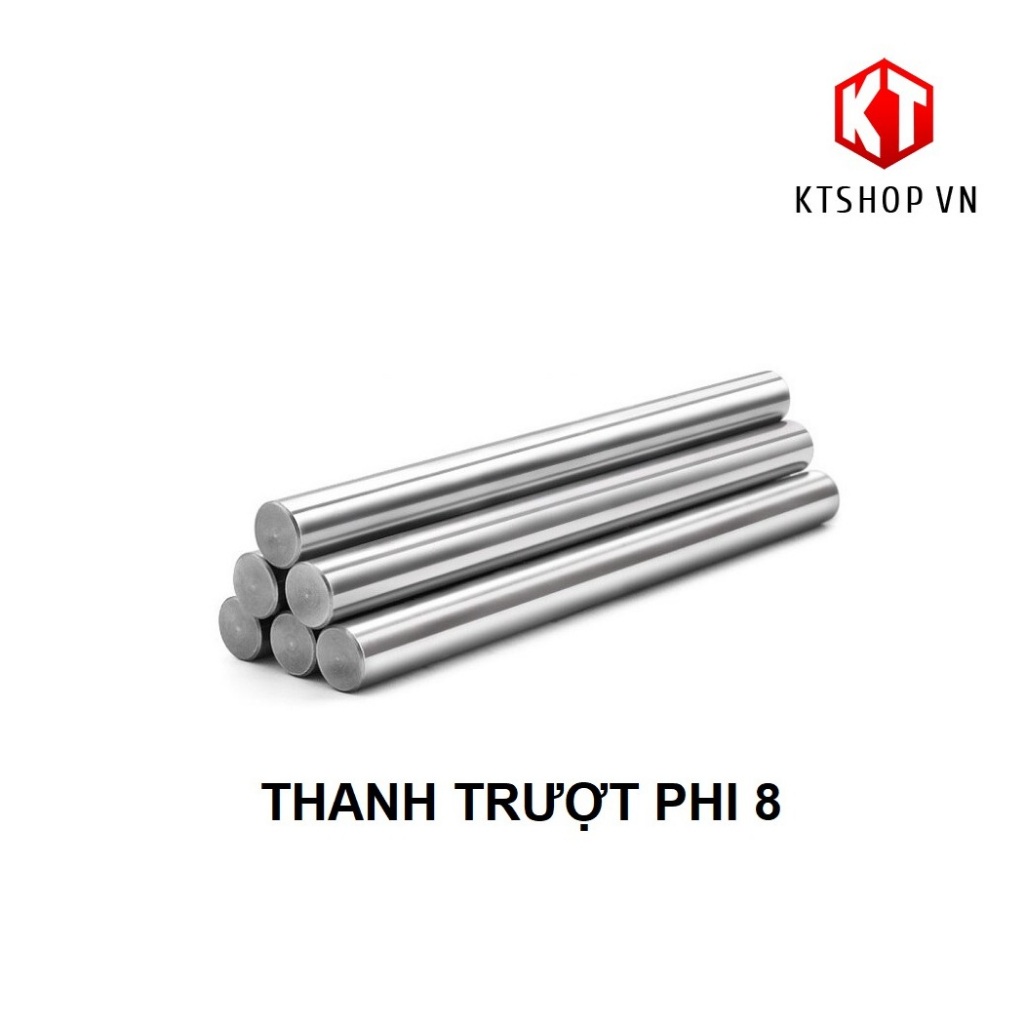 Thanh trượt tròn mạ Crom phi 8