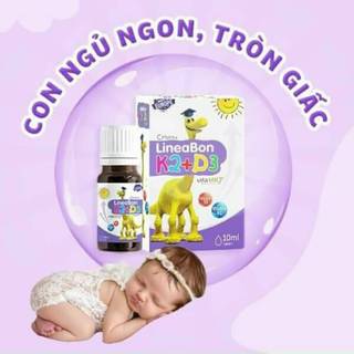 Lineabon K2D3 - Vitamin giúp bé tăng chiều cao, hấp thụ canxi tối đa (10ml)