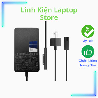 Sạc Surface Pro 3 4 5 6 7 8 X, Go 1 2, Surface Laptop 1 2 3, Surface Book - Adapter Surface New - Charger 65W - ZIN