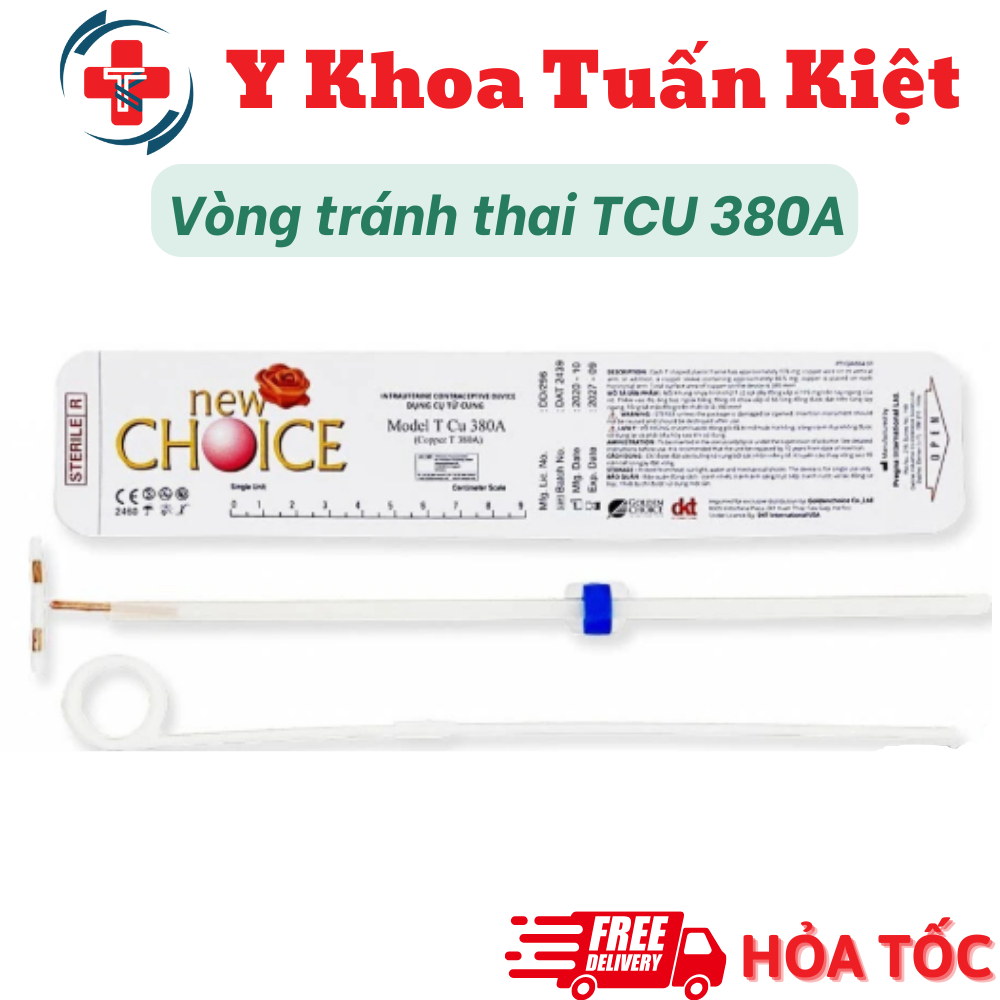 ✅ VÒNG TRÁNH THAI TCU 380A - Vòng tránh thai chữ T bằng đồng SMB Ấn Độ TCU copper T 380A sản khoa