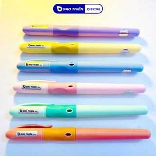 Bút mực Sao Thiên S208 kim tinh bi êm trơn nét đều, bút học sinh viết bài êm