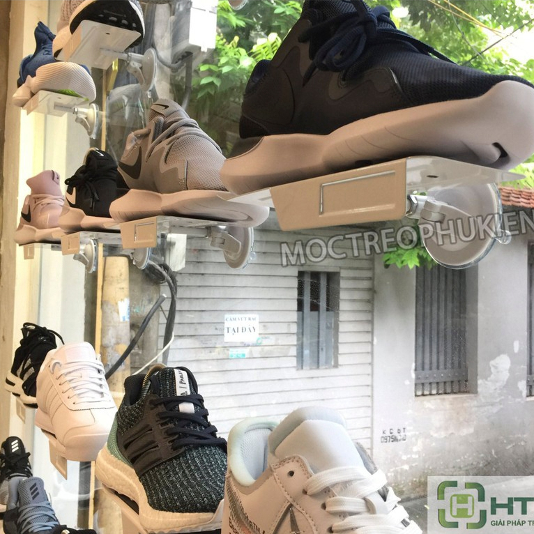 Kệ trưng bày giày hít kính