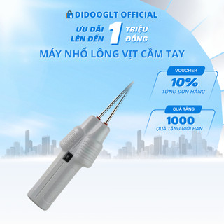  Máy nhổ lông gà vịt sạc pin cầm tay DIDOOGLT pin 2400 mah loại bỏ sạch lông nhỏ lông măng 
