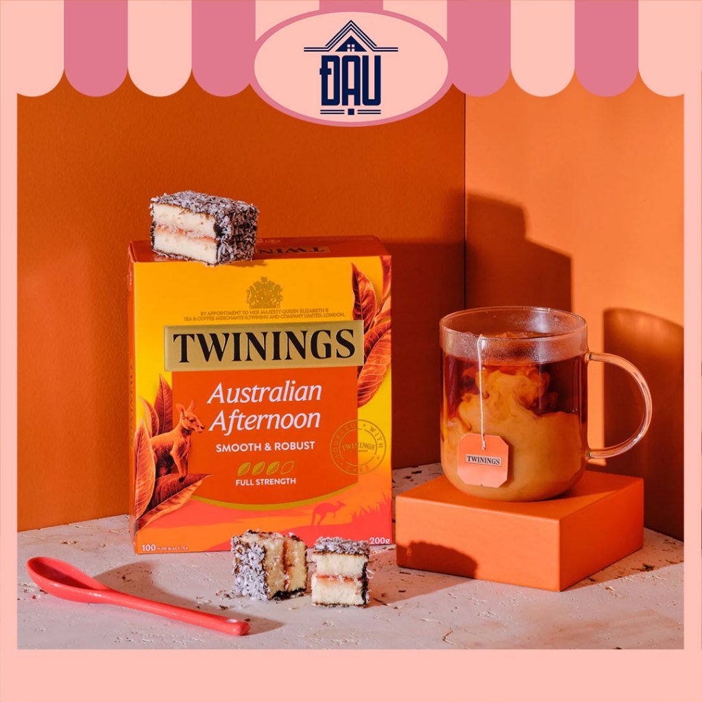 [HÀNG ÚC] HỘP TRÀ TÚI LỌC TWININGS Australian Afternoon Tea Bags 100 gói