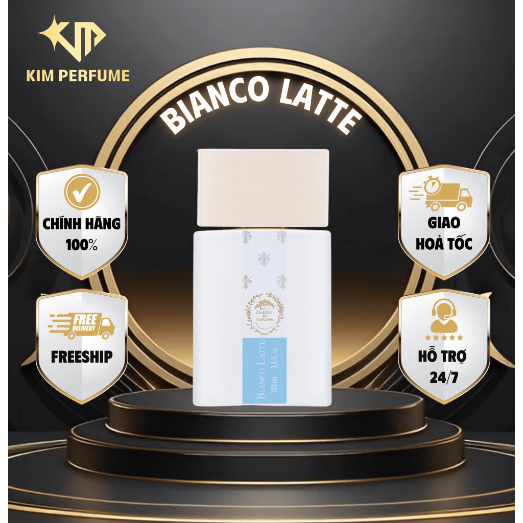  Chiết 5ml | 10ml Bianco Latte - Nước Hoa Unisex | Mùi kẹo ngọt caramel | KIM Perfume 