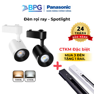 Đèn Rọi ray Panasonic, Đèn chiếu điểm Spotlight Công suất 7W Loại Gắn thanh ray và Loại Gắn trần