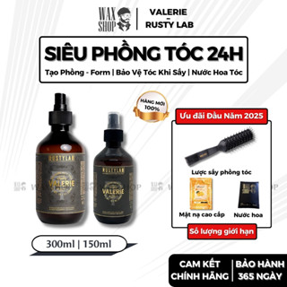 Xịt tạo phồng tóc nam Valerie Sea Salt Spray Rusty Lab hỗ trợ tạo kiểu, giữ nếp dưỡng tóc - C2