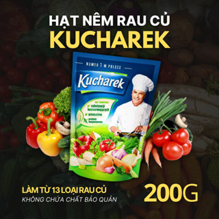  Gói 200g DATE 2027  Hạt nêm ăn chay ăn dặm Kucharek | Làm từ 13 loại rau củ | Không chất bảo quản 