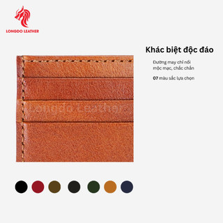 Ví da bò thật cao cấp thương hiệu Longdo Leather - BD01