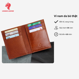 Ví da bò thật cao cấp thương hiệu Longdo Leather - BD01