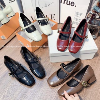 [Sẵn Hàng] Giày búp bê nữ da mềm gót 3p ( mã GC61)