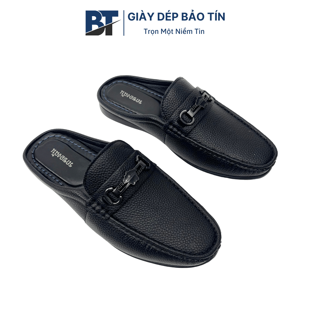 Giày Tây lười nam Bảo Tín BT8895 chất liệu da bò khâu viền, khâu đế chắc chắn, đế chống trượt