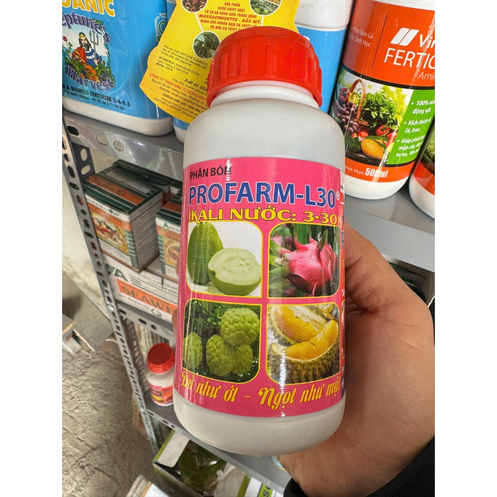 Phân bón Siêu Kali Profarm-L30 dạng nước (Chai 500ml)