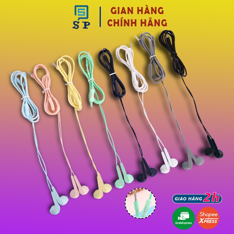  Tai nghe có dây gaming S P U19 có mic phone chống ồn chơi game hay như tai nghe bluetooth 