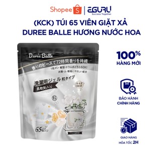 [Tặng nước tẩy trắng quần áo 600ml] VIÊN XẢ VẢI KHÔ DUREE BALLE (có nút văn)