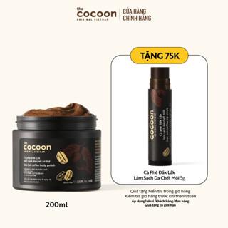 Tẩy da chết cơ thể cà phê Đắk Lắk Cocoon cho làn da mềm mại và rạng rỡ 200ml