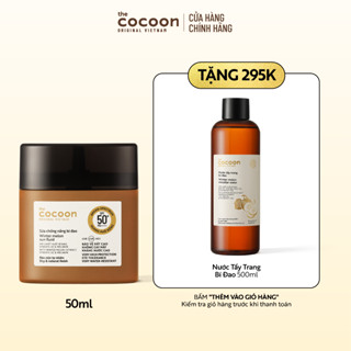 Sữa chống nắng bí đao - Ráo mịn tự nhiên SPF 50+, UVA-PF 62.6 Cocoon 50ml