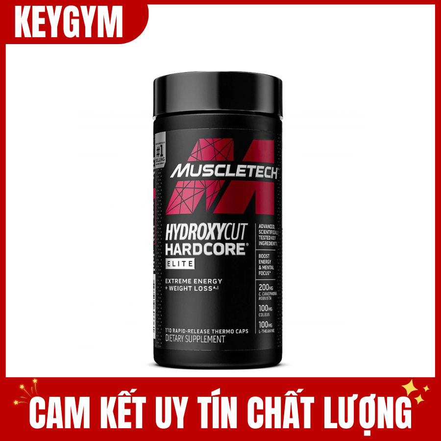 [HÀNG KEYGYM] Thực Phẩm Bổ Sung Muscletech Hydroxycut 110 Viên