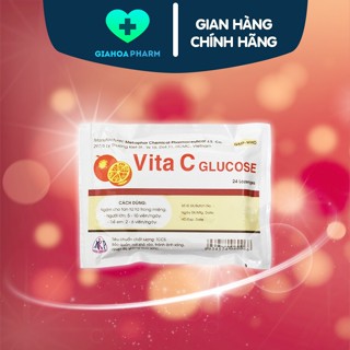 Viên ngậm vitamin C - Vita C Glucose Mekophar (Kẹo cam tuổi thơ / kẹo thơ ấu)