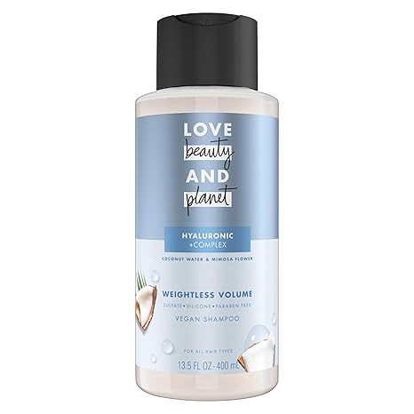 Dầu gội, dầu xả Love Beauty and Planet Coconut Water & Mimosa Flower Weightless Volume 400ml [ Mỹ ]