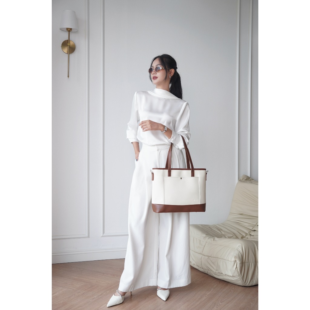 Túi tote nữ GILAN Coco Bag (3 màu) - túi da size lớn có thể đựng Laptop, A4 cho nàng đi làm, đi học