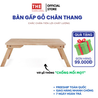 Bàn Học Gấp Gọn Sinh Viên Gỗ Cao Su Thông Minh Cho Học Sinh Ngồi Bệt Mini 40x60cm Xếp Gọn Làm Việc