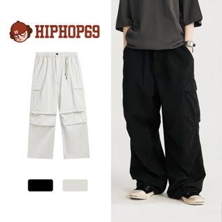 Quần Ống Rộng Túi Hộp 2 Túi Nam Nữ Có Dây Rút Unisex, Quần Túi Hộp Vải Gió Phong Cách Hiphop Q331