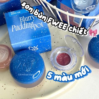   SON CHIẾT - ĐỌC MÔ TẢ VÀ HÌNH ẢNH  Son Kiêm Má Hồng Fwee Lip & Cheek Blurry Pudding Pot 