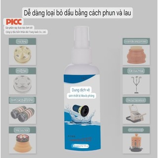 Dung dịch vệ sinh dụng cụ sau khi đốt ngải cứu, vết dầu, khử mùi, làm sạch
