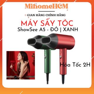 Giao Hỏa Tốc - Máy Sấy Tóc Showsee A5 Đỏ/ Xanh bổ sung ion âm Showsee A5 - BH 3 tháng