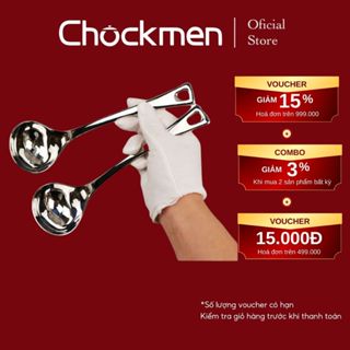 Muỗng Canh CHOCKMEN Inox 18/10 Cao Cấp Bóng Dày Dặn Muôi Vá Muôi Múc Nước Dùng Ăn Lẩu