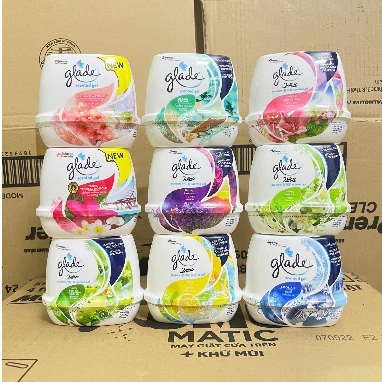 Sáp glade thơm hương Lavender,lài,chanh GLADE 180g