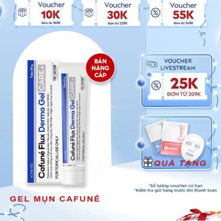 Gel Giảm Mụn Mờ Thâm Cafuné Flux Derma Gel 20g Dưỡng Ẩm Giảm Hẳn Mụn Ẩn Mụn Trứng Cá