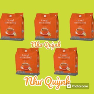 COMBO 5 GÓI 120 ỐNG CAFE SỮA HÒA TAN GOOD MORNING TRẦN QUANG THƠM BÉO