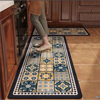 Thảm lau chân silicon Mat&Blanket Decor nhà bếp chống trượt, thấm hút nước cao cấp sang trọng dễ dàng vệ sinh