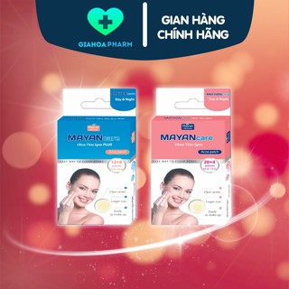 Miếng dán mụn Mayan Care (Hàn Quốc) hút mụn, bụi bẩn, giảm mụn sưng, ngừa sẹo, thâm mụn - Hộp 20 miếng / 24 miếng