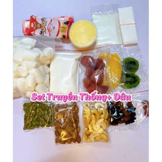 Set nguyên liệu làm kẹo nougat 500g (Kẹo hạnh phúc, làm được 50-60c)