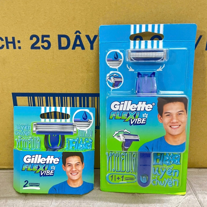(mới) Dao cạo Gillette flexi vibe