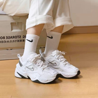 🔥Ảnh thật🔥 Giày sneaker m2k trắng gót đen