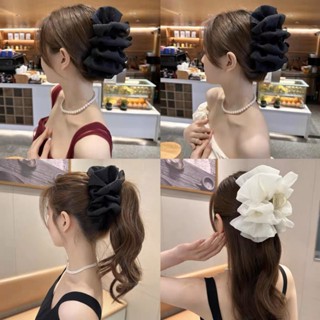 Kẹp Tóc Nơ Vải Ánh Nhũ Nhẹ Nhàng Cho Nữ