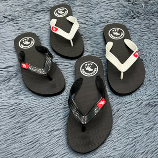 Dép tông nam, dép tông Hươu thiết kế logo tròn đơn giản, dép xỏ ngón, dép cao su cứng không xẹp