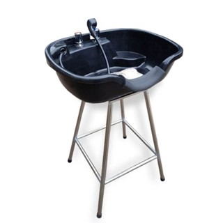 Bồn nhựa Gội đầu Vòi Nước Xịn TẶNG KÈM GỐI KÊ ĐẦU + Chân Inox bồn gội đầu (INOX LOẠI DÀY XỊN)
