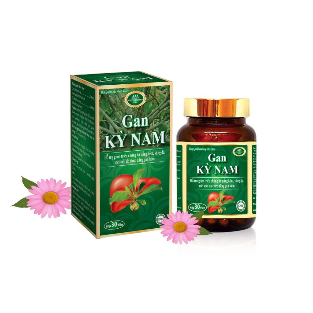 Viên uống GAN KỲ NAM giúp bổ gan, giúp ăn ngon, giảm vàng da - 30 viên dùng 1 tháng