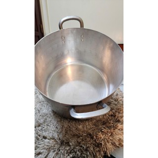 Nồi Nhôm Quân Dụng Luộc Gà, Nấu Bánh Chưng, Nước Lèo Từ 12L-50L, Nồi Nhôm Gò Siêu Dày Từ 12L - 100L