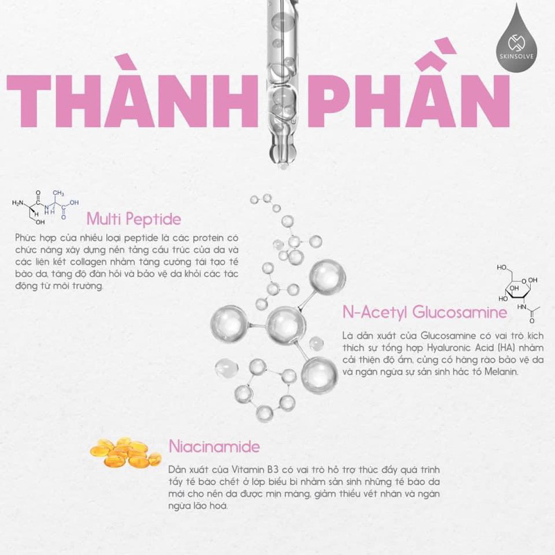 Multi peptide light ampoule