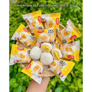  1Kg MIX Vị Bánh mochi kem lạnh Mclune,bánh dẻo nhân dừa kem sữa khoai môn đậu nành sầu riêng 