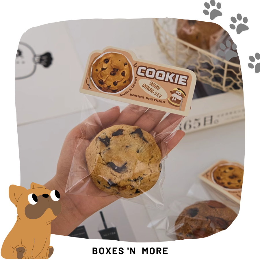 Túi đựng bánh COOKIE độc lạ chuyên đựng bánh cookie mềm, túi chunky cookie, túi soft cookie, túi coo