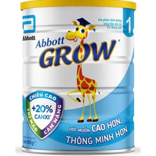 (cho bé 0-6 tháng) Sữa bột Abbott Grow 1 900g/400g